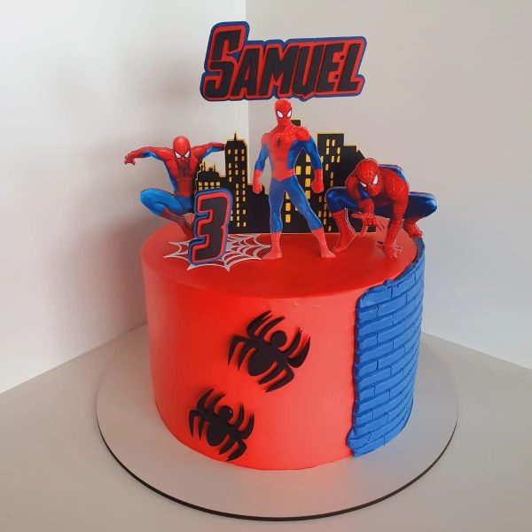 #066 - Arquivo de Corte Topo de Bolo - Homem Aranha