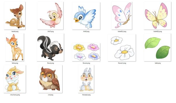 #082 Kit Digital Bambi - Imagem 2