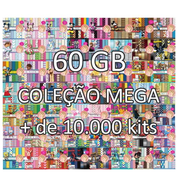 10.000 Kits Digitais - Kits De Papeis Digitais E Imagens