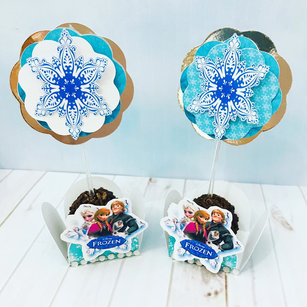 89-Arquivo de corte Topo de bolo de luxo Frozen - Imagem 5