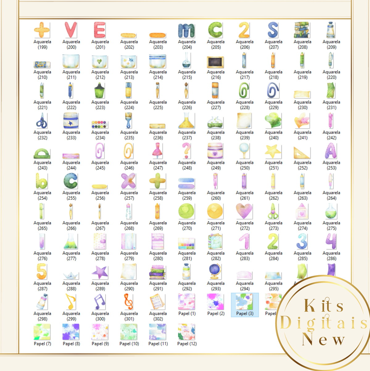 AQUARELA ABC ESCOLA KIT DIGITAL - Imagem 4
