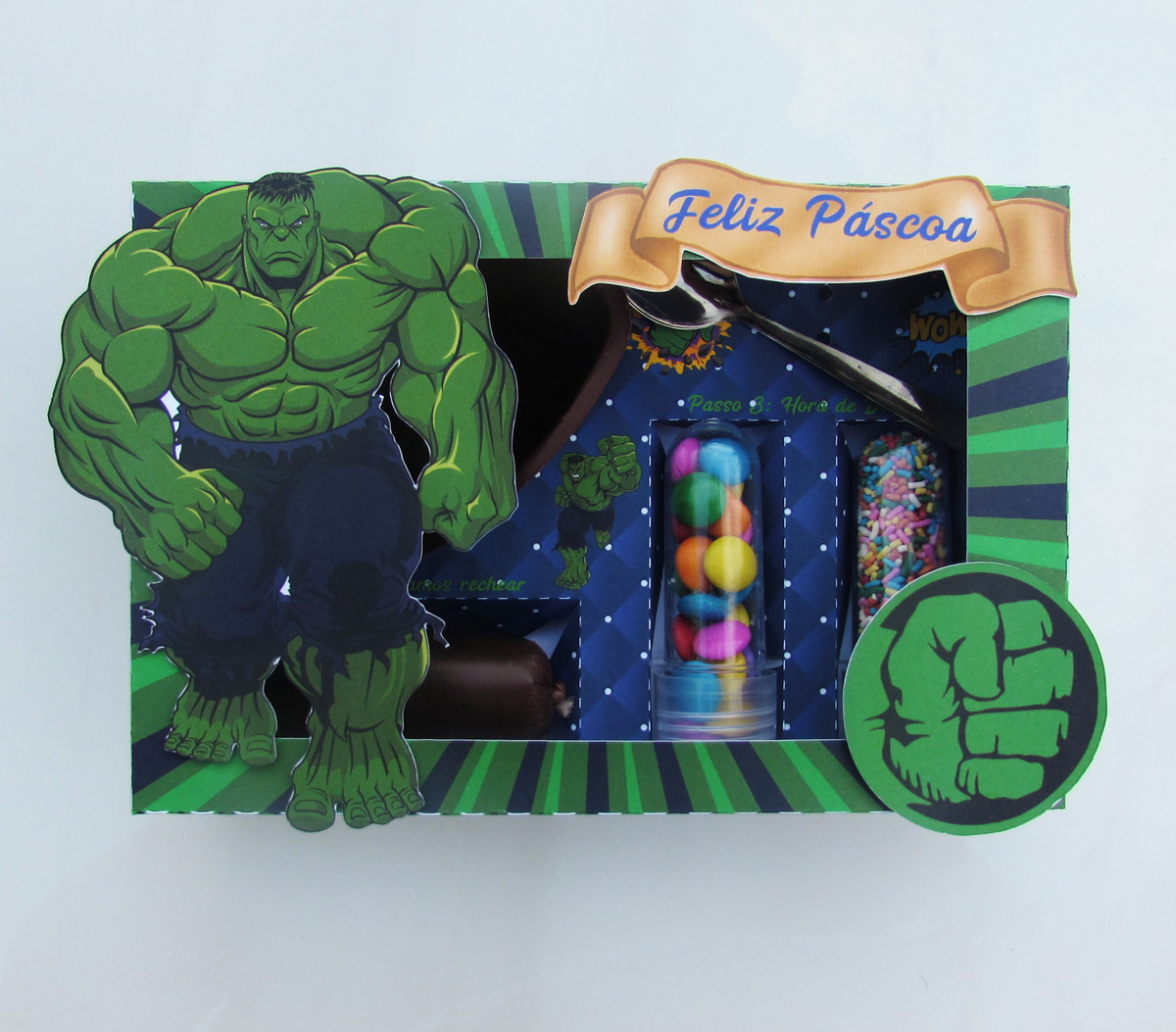 Arquivo Corte - Kit Confeiteiro Hulk