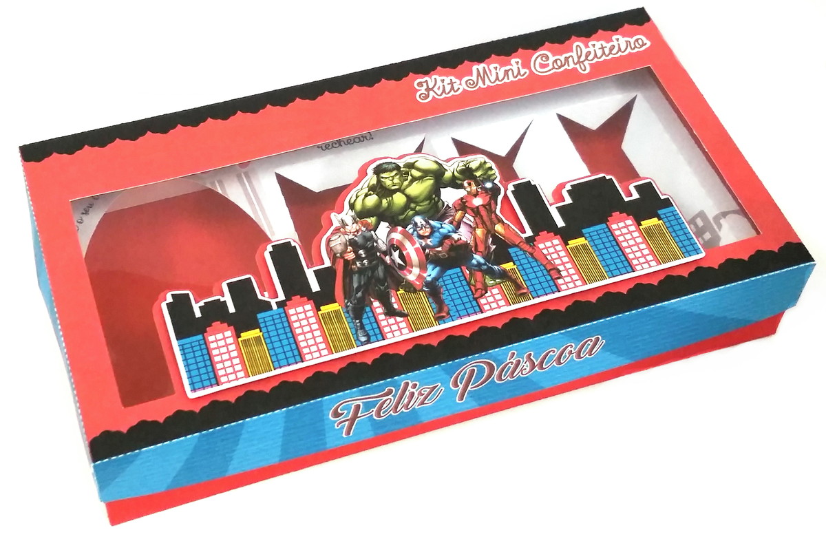 Arquivo Corte - Kit Confeiteiro Vingadores