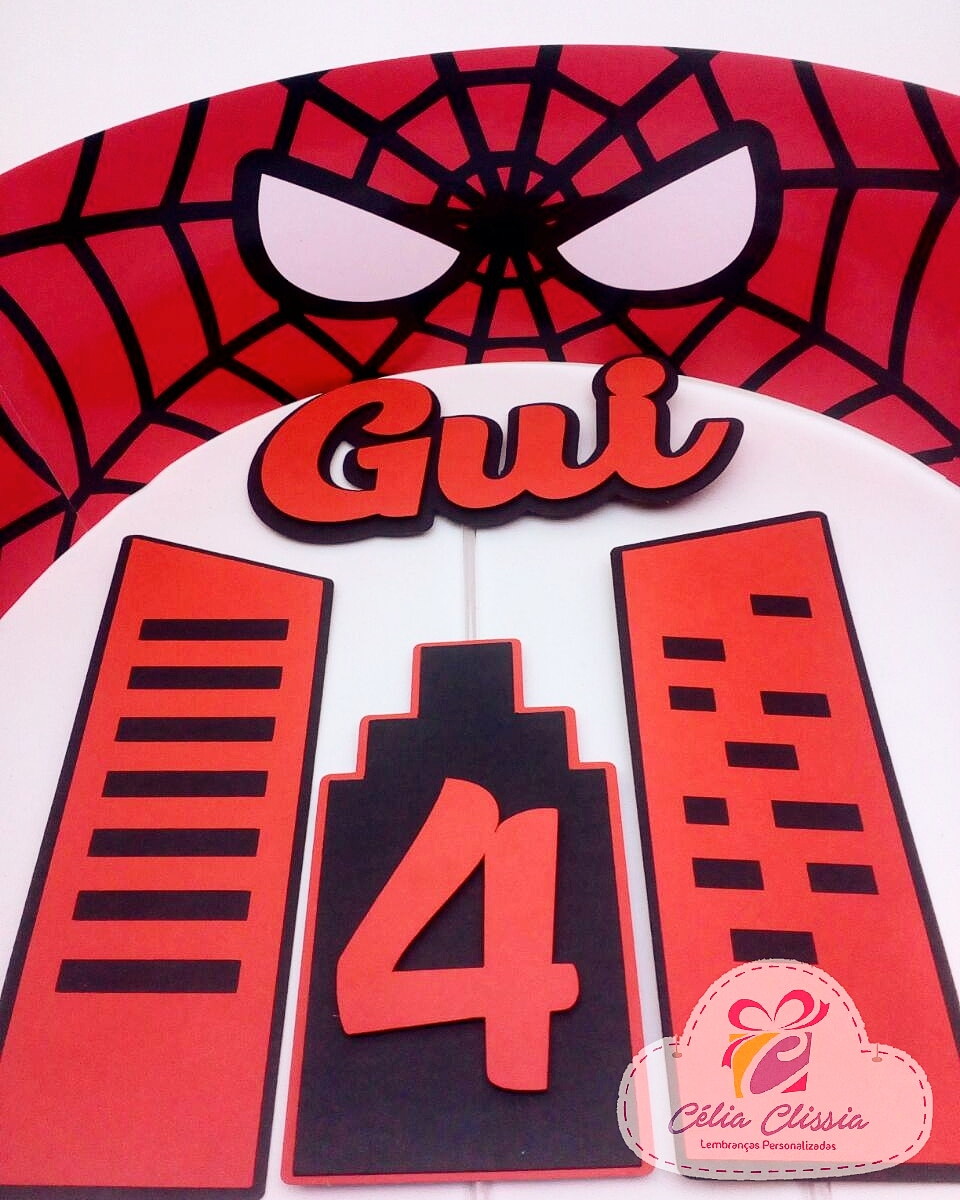 Arquivo corte Topo de bolo Homem Aranha CAMADA STUDIO #705