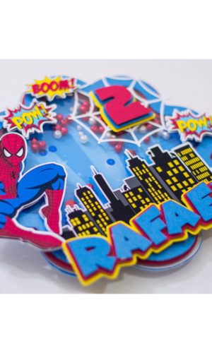 Arquivo cort Topo de Bolo Homem Aranha SHAKER STUDIO PDF#011