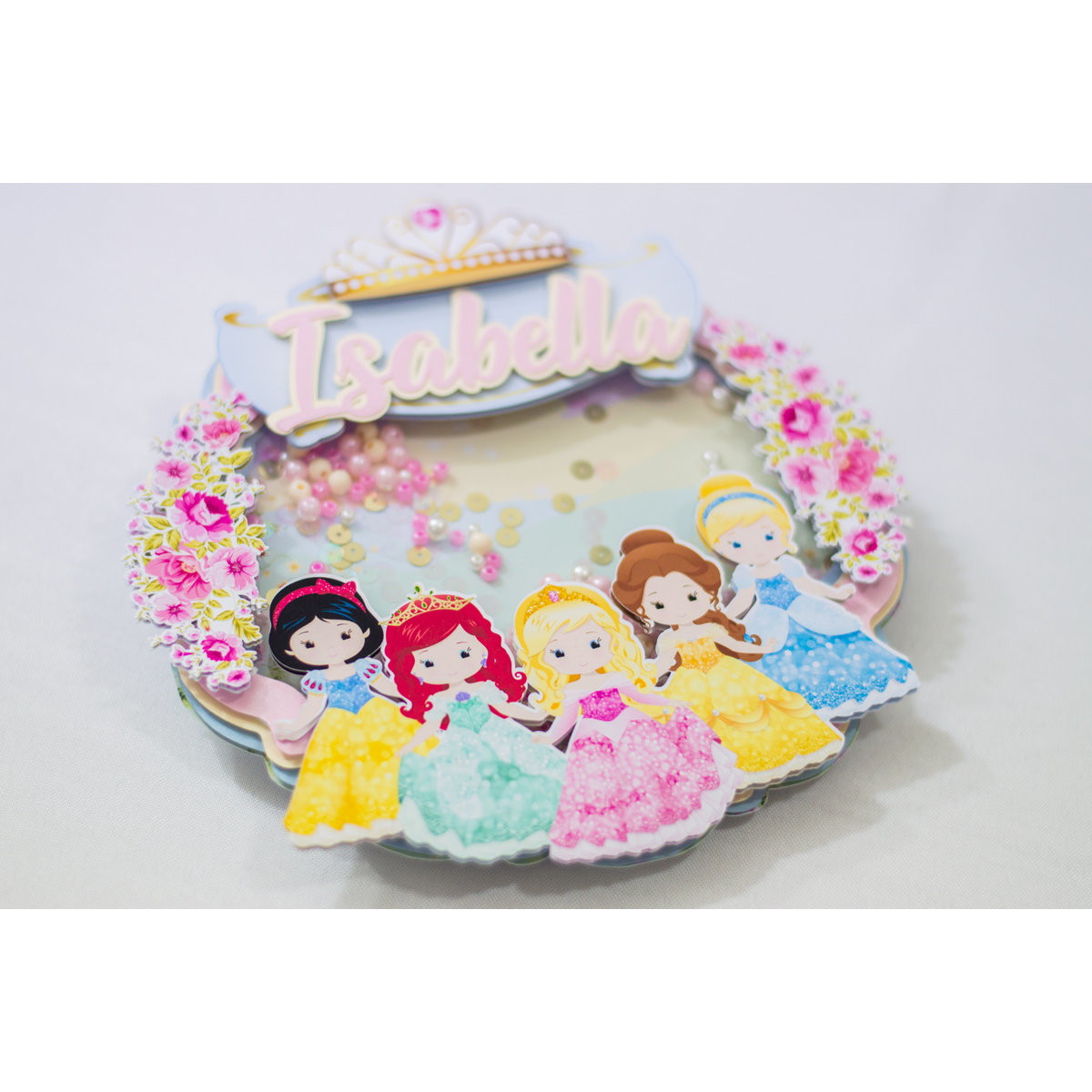 Arquivo Corte -Topo Shaker Princesas Disney-STUDIO
