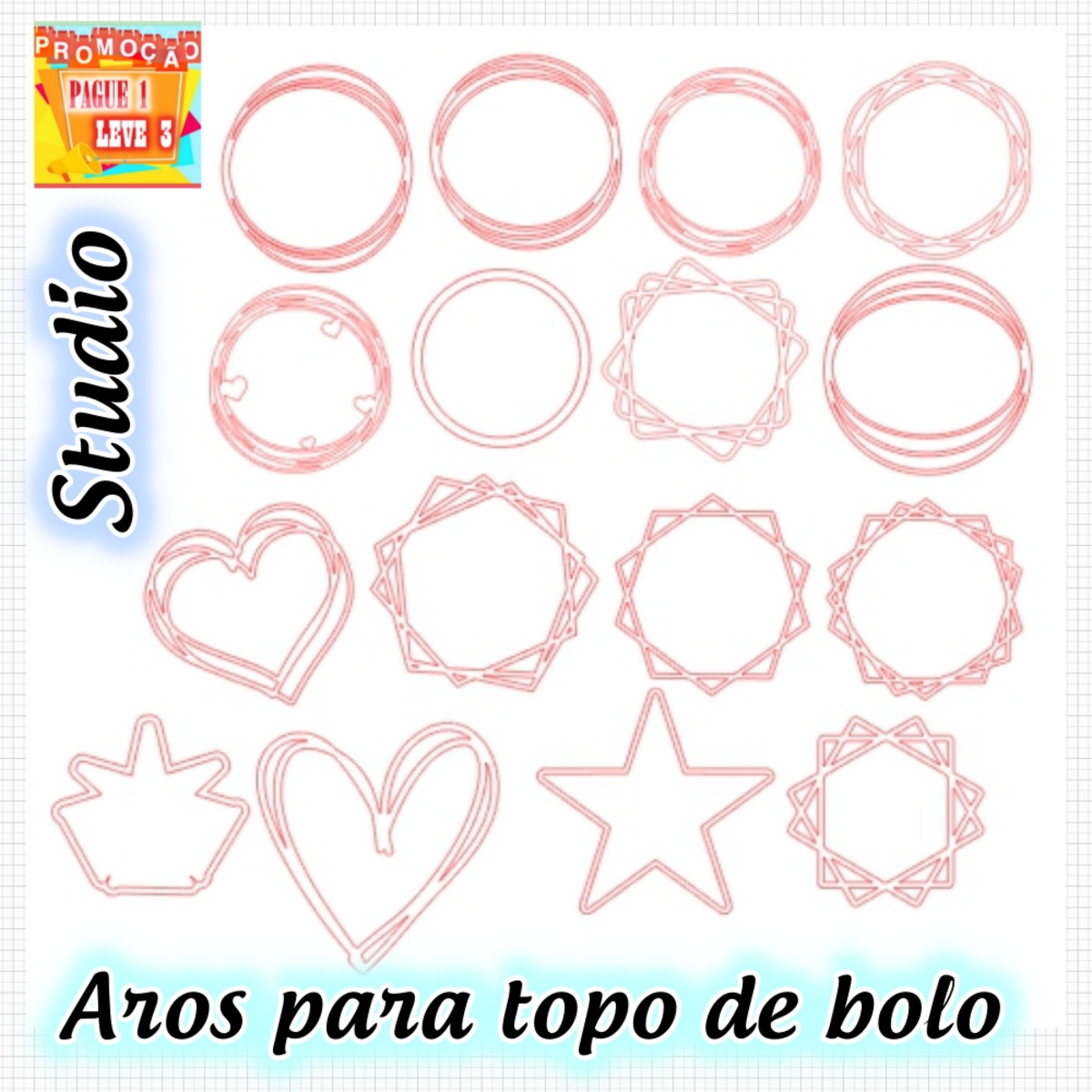 Arquivo De Corte Aro Para Topo De Bolo