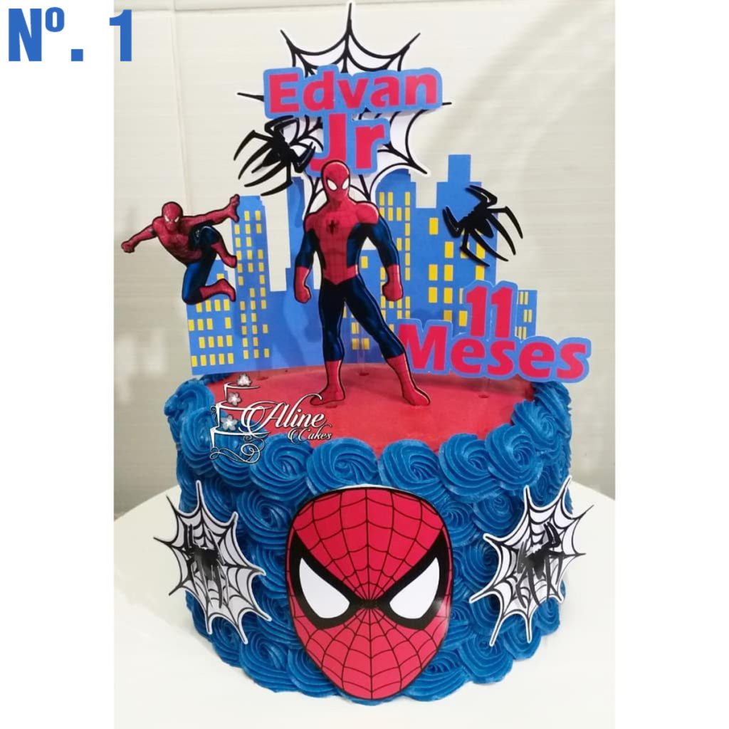 Bolo Decorado Homem Aranha