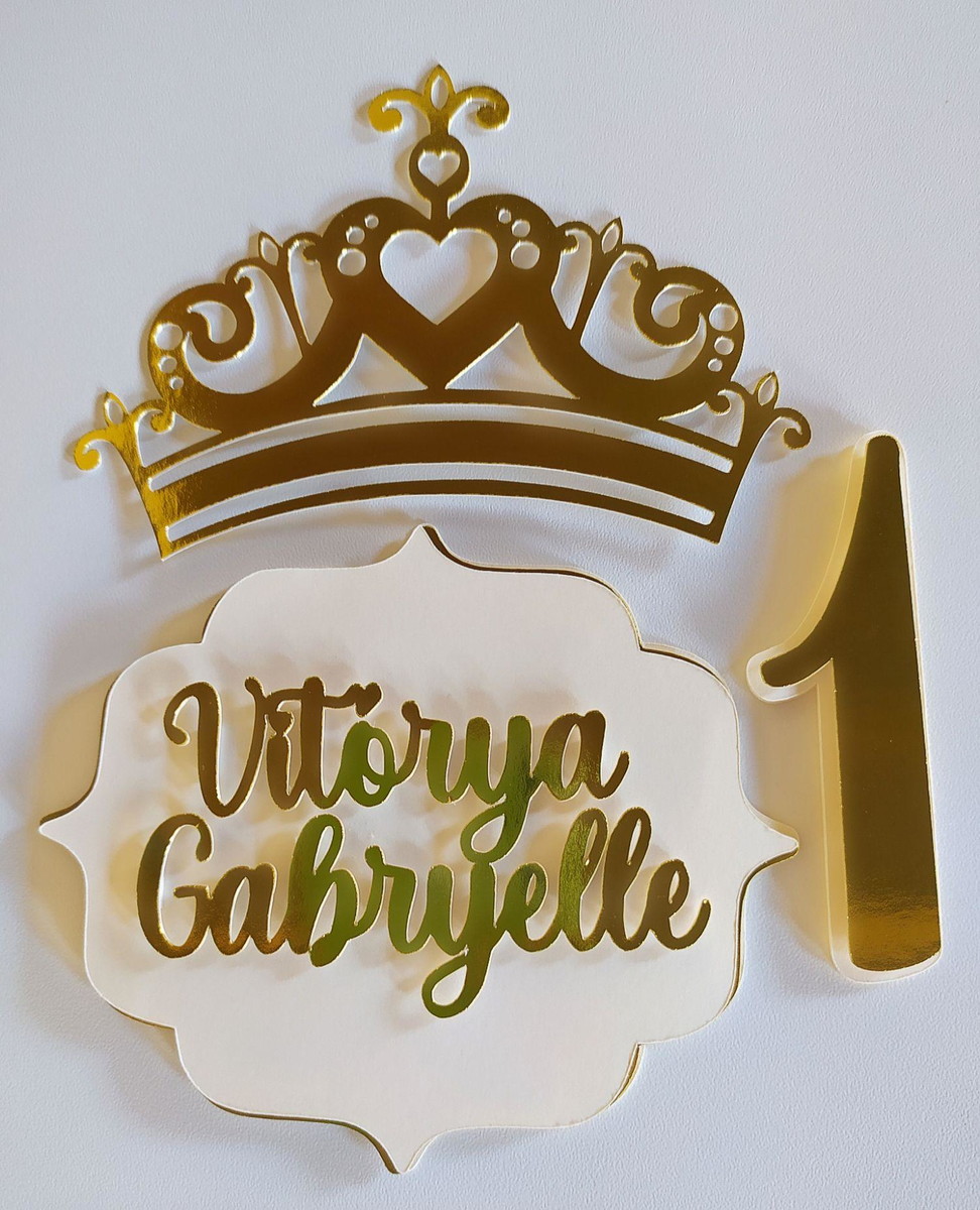 Arquivo de corte topo Coroa de princesa+brinde