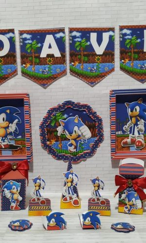 Arquivo de corte Sonic em studio e PDF