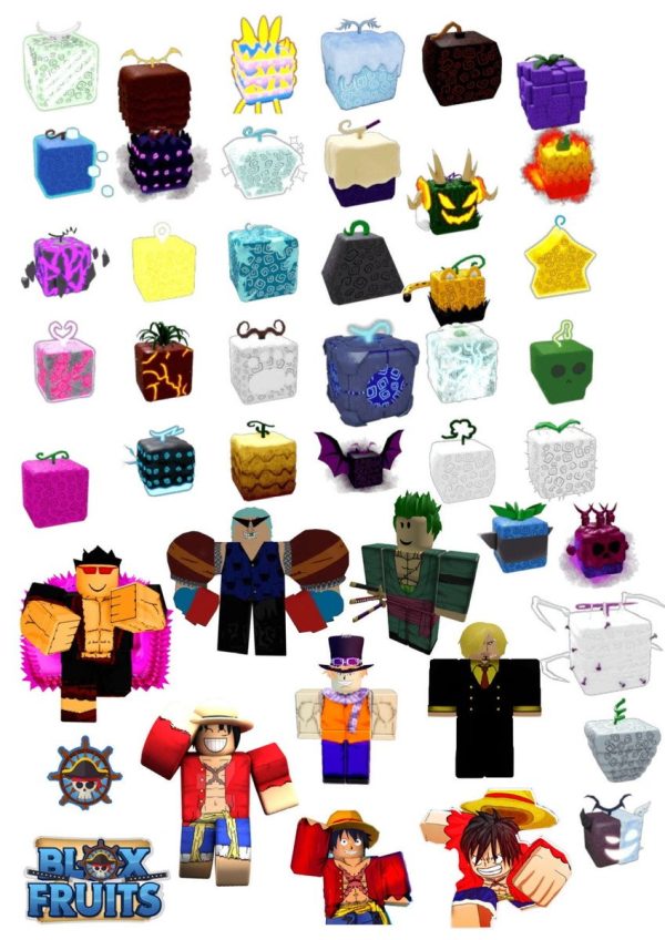 Arquivo de Corte Topo de Bolo Blox Fruits - Image 2