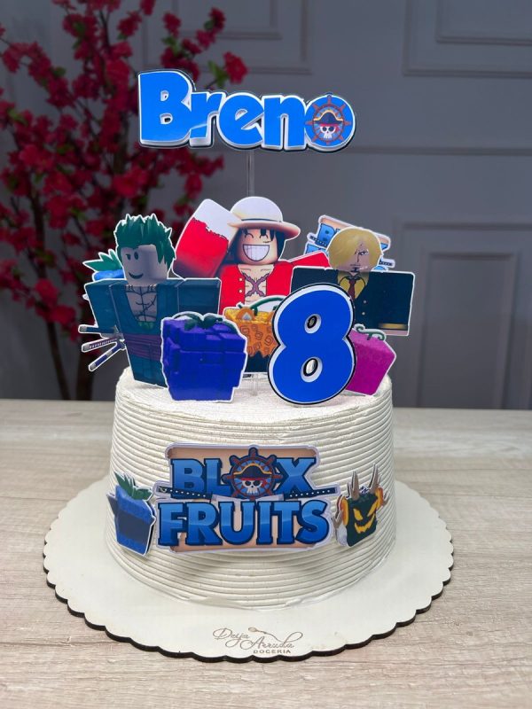 Arquivo de Corte Topo de Bolo Blox Fruits