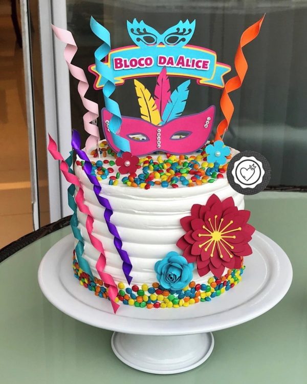 Arquivo de corte topo de bolo carnaval