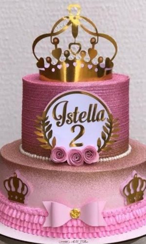 Arquivo de Corte Topo de Bolo Coroa Realeza Princesa 012