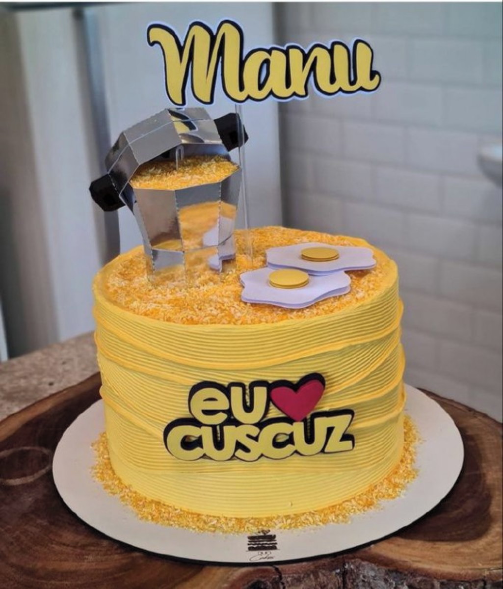 Arquivo de Corte Topo de bolo CUSCUZ