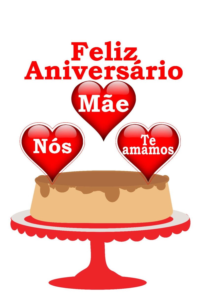 Arquivo de Corte Topo de Bolo Feliz Aniversário