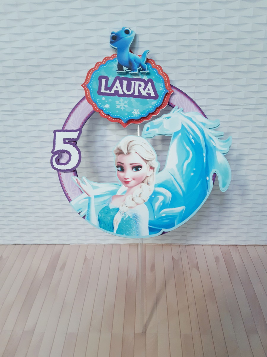 Arquivo de Corte topo de bolo Frozen 2 01 - Studio e PDF