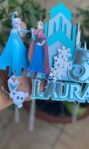 Arquivo de Corte topo de bolo frozen #172