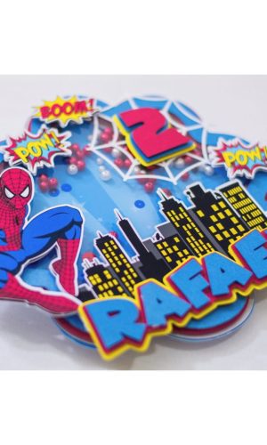 Arquivo de Corte Topo de Bolo Homem Aranha