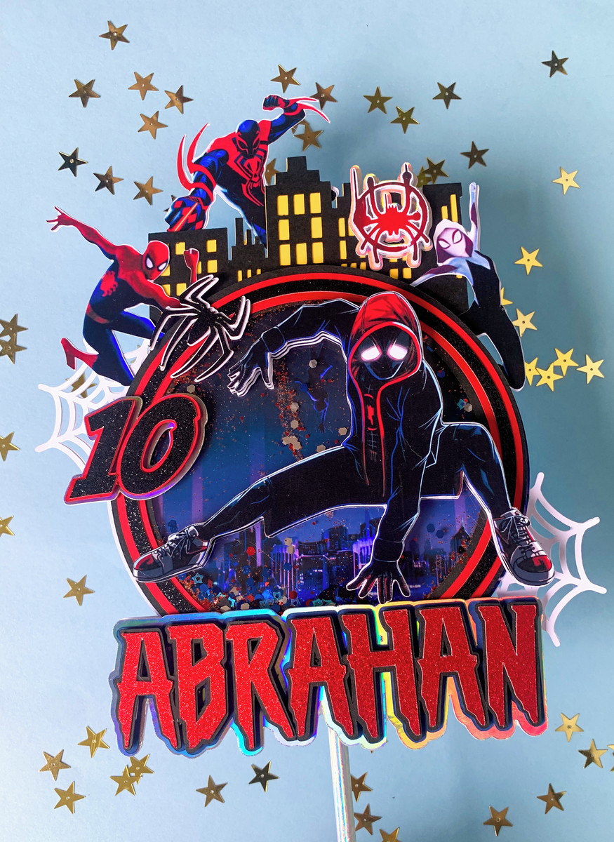 Arquivo de Corte Topo de Bolo Homem Aranha