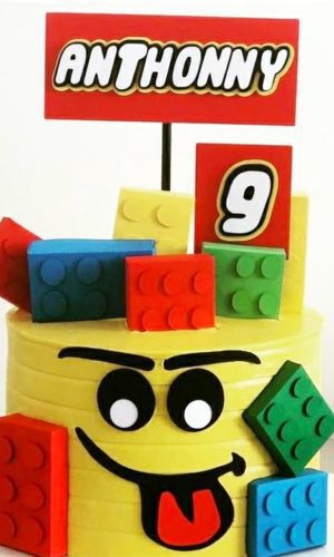 Arquivo De Corte Topo De Bolo Lego -003