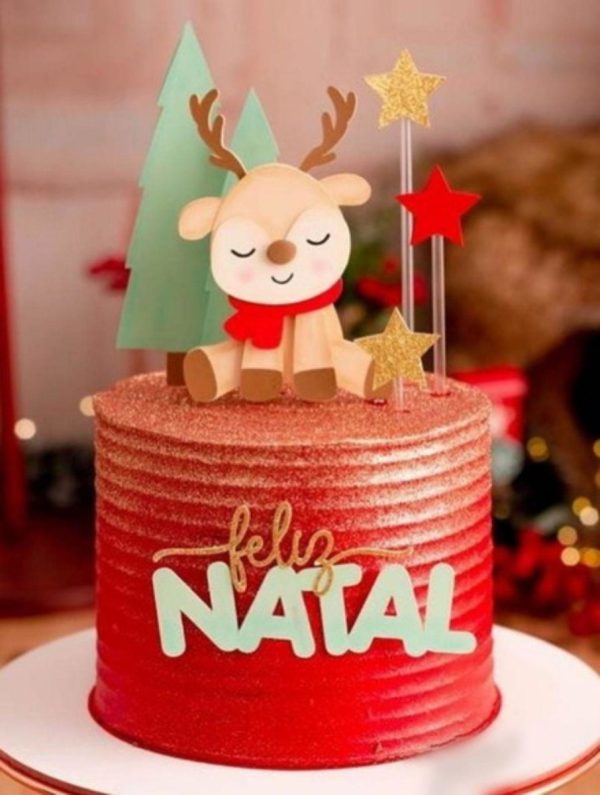 Arquivo de Corte Topo de Bolo Natal Studio