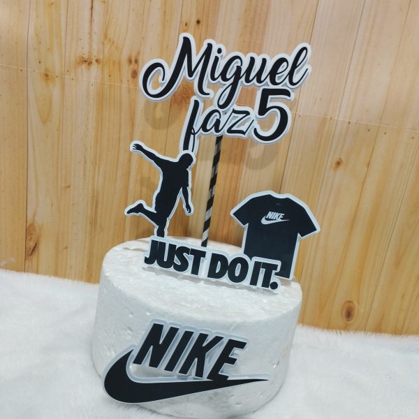 Arquivo De Corte Topo De Bolo Nike 01 (studio) - Imagem 2
