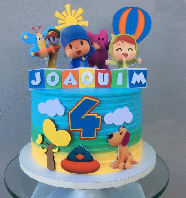 Arquivo de Corte Topo de Bolo Pocoyo