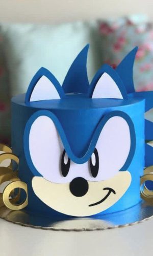 Arquivo de Corte - Topo de Bolo Sonic