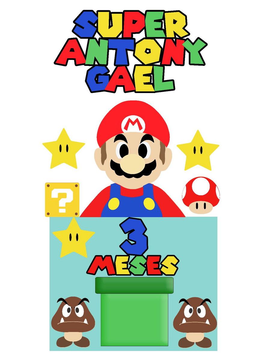 Arquivo De Corte Topo De Bolo Super Mario