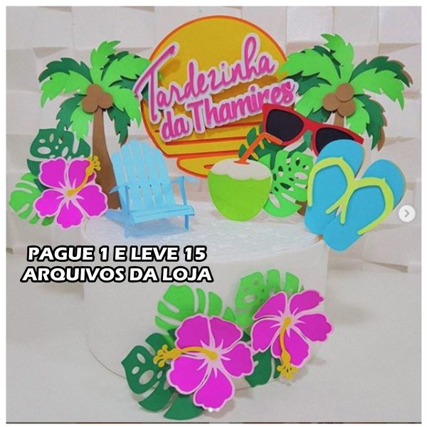 Arquivo de Corte Topo de Bolo Tardezinha