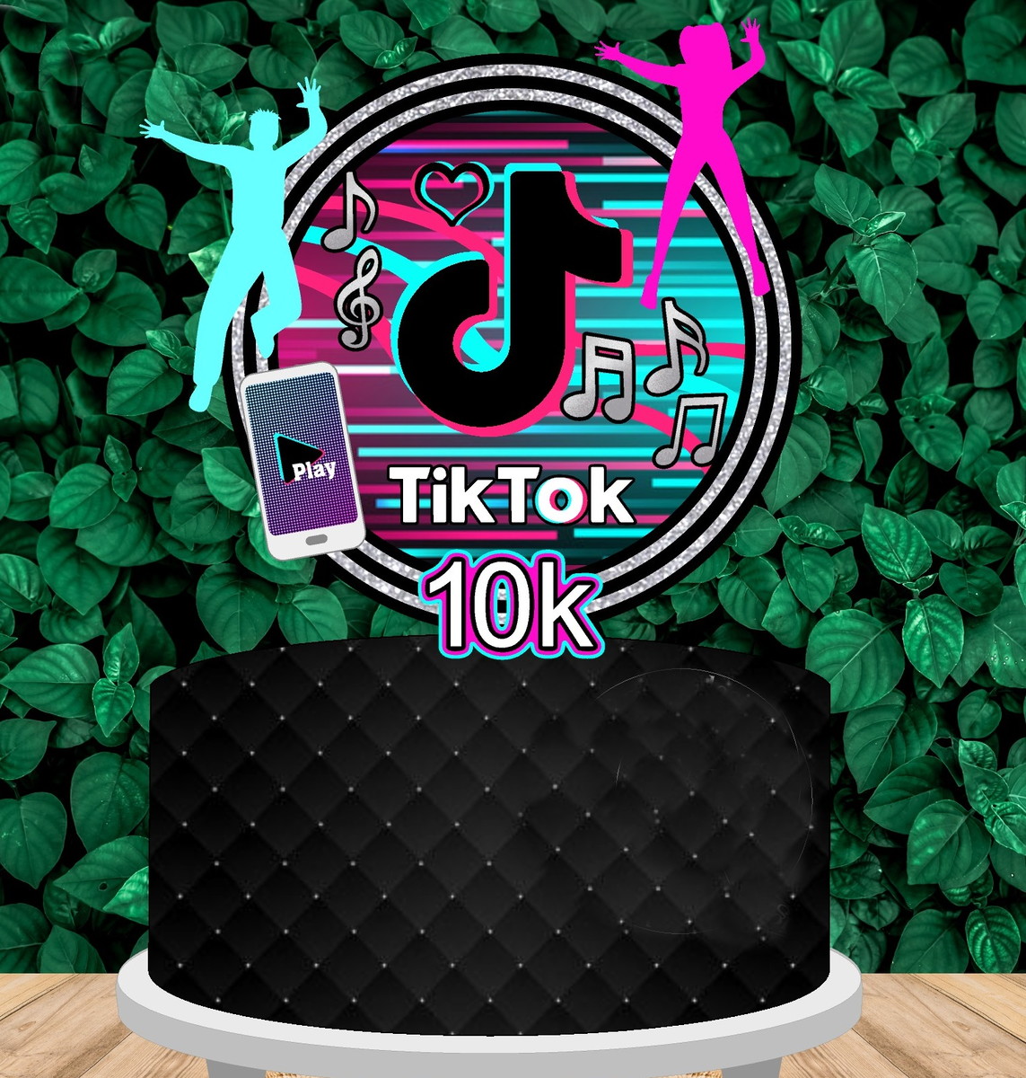 Arquivo de Corte Topo de Bolo Tiktok 03