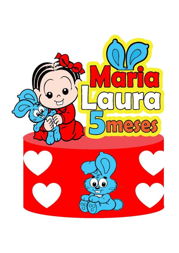 Arquivo de Corte Topo de Bolo Turma da Monica