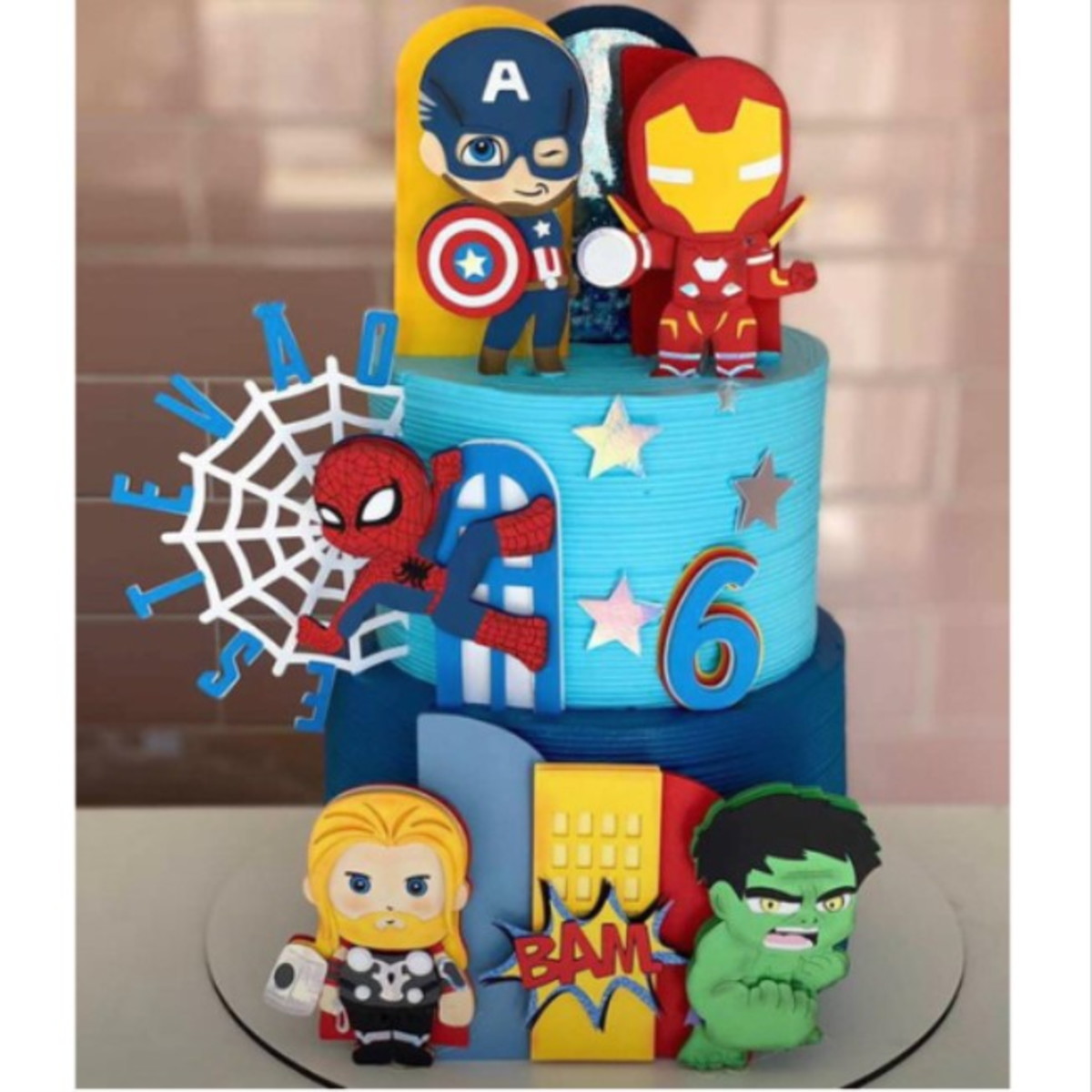 Arquivo de Corte Topo de Bolo Vingadores Ab