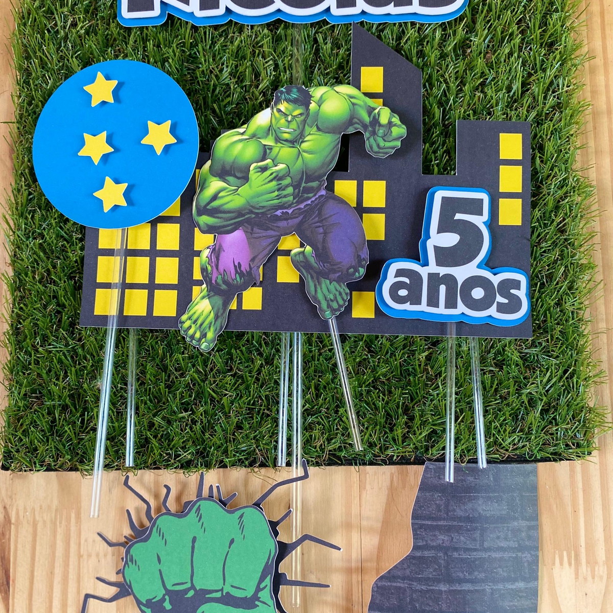 Arquivo de corte topo hulk - Imagem 2