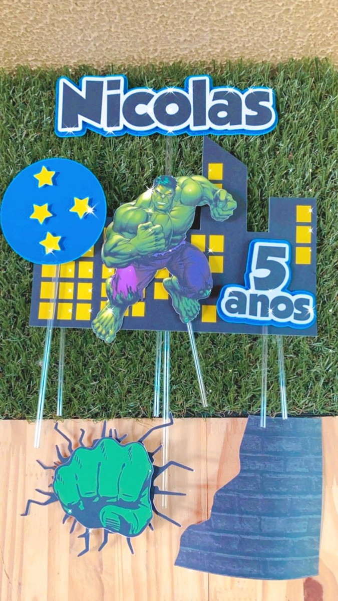 Arquivo de corte topo hulk - Imagem 3
