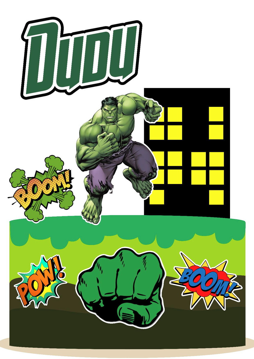 Arquivo de corte topo Hulk