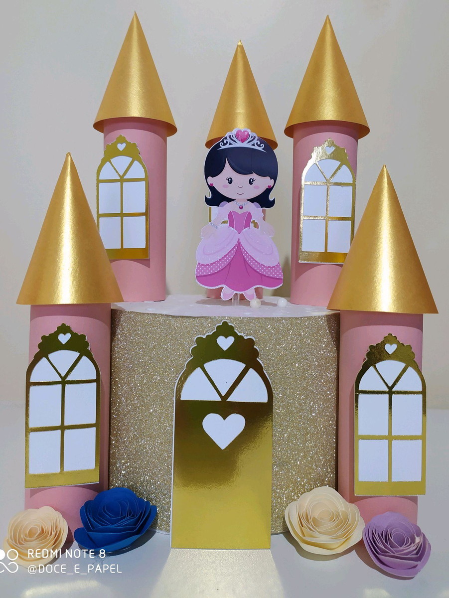 Arquivo de corte topo princesa castelo+brinde