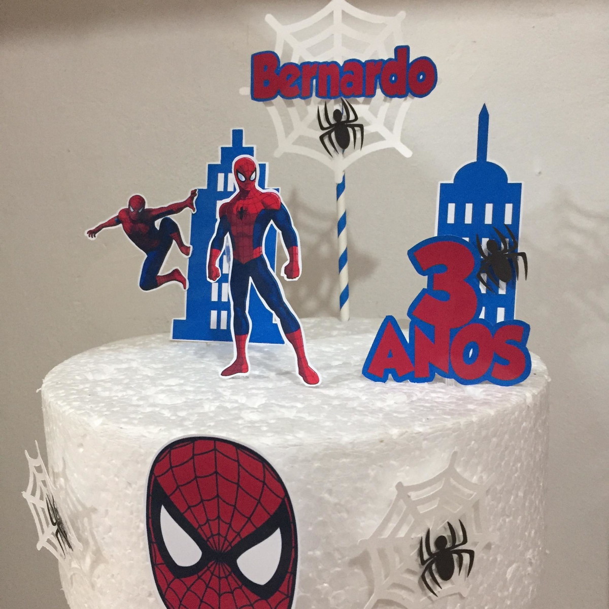 Arquivo de topo de bolo - Homem Aranha - Imagem 3