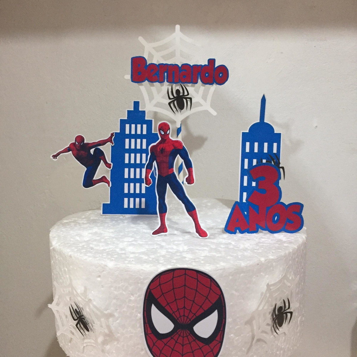 Arquivo de topo de bolo - Homem Aranha