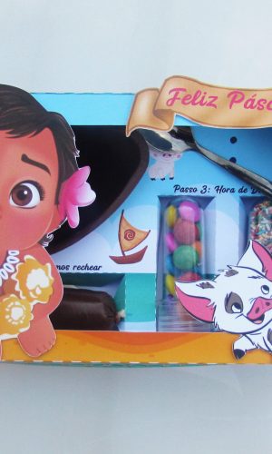 Arquivo Digital Mini Confeiteiro Páscoa Moana