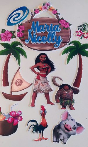 Arquivo de corte digital Topo Moana +brinde
