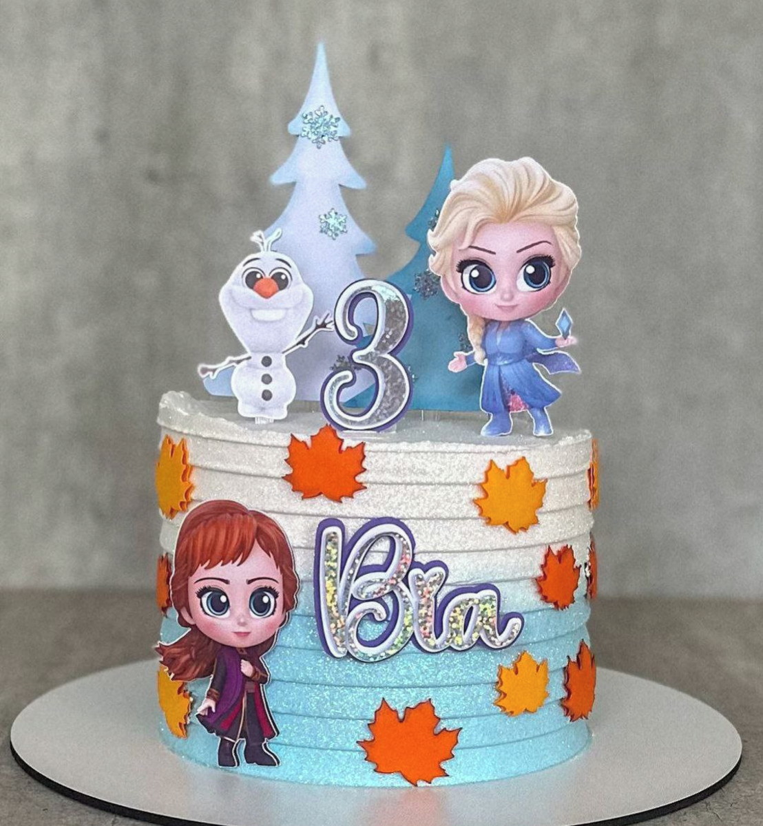Arquivo Topo de Bolo - Frozen Cute
