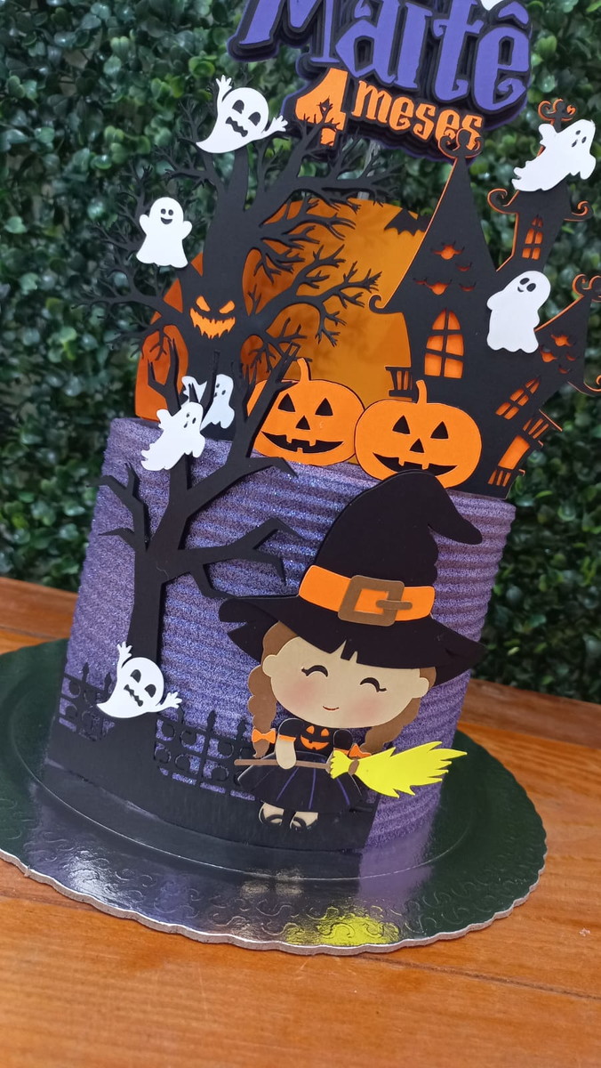 Arquivo Topo de Bolo Halloween - Imagem 2