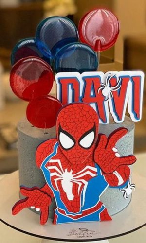 Arquivo Topo de Bolo Homem Aranha - 012