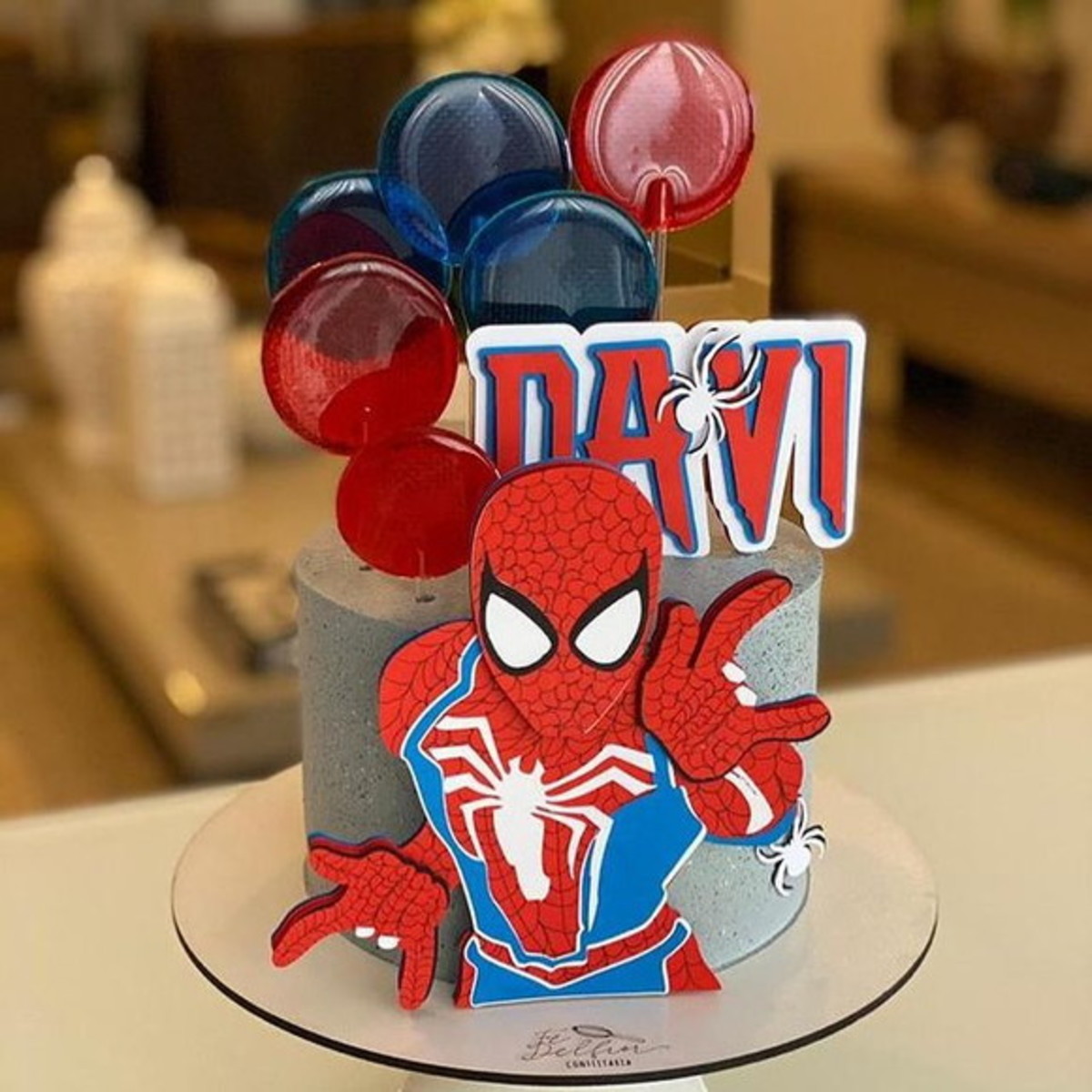 Arquivo Topo de Bolo Homem Aranha - 012