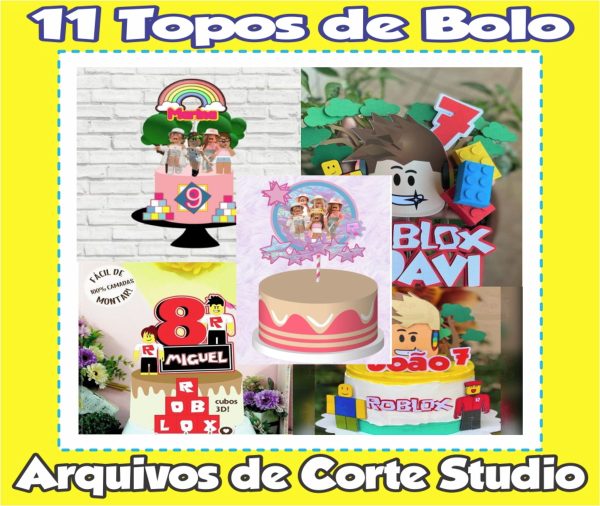 Arquivo Topo de Bolo Roblox