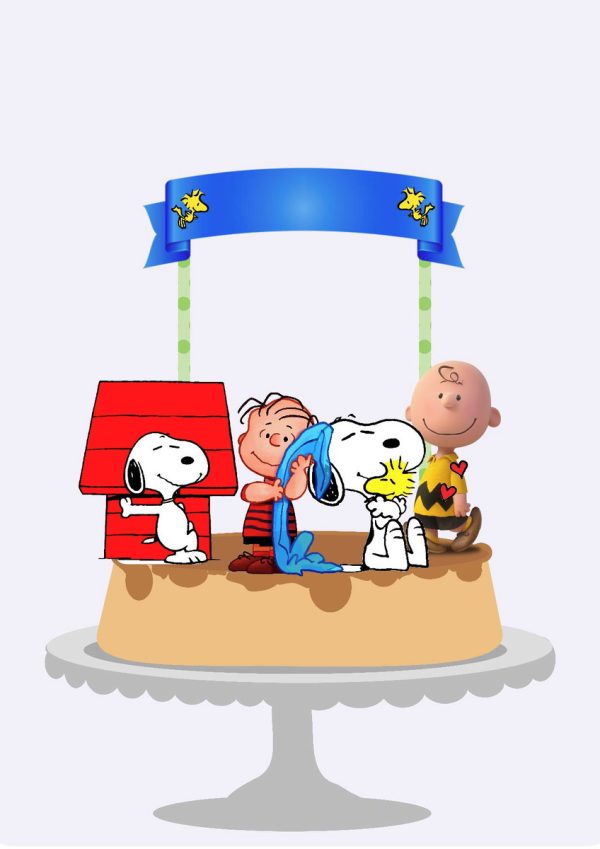 Arquivo topo de bolo snoopy