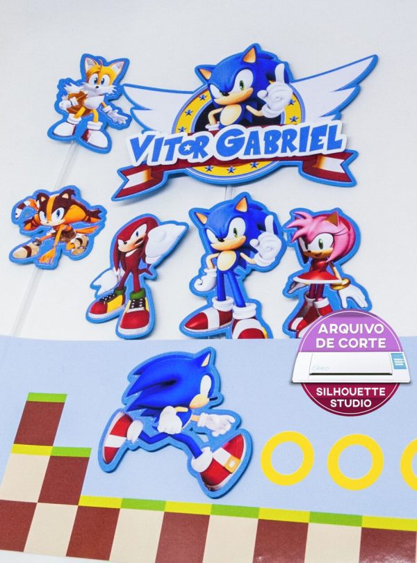Arquivo Topo de Bolo - Sonic