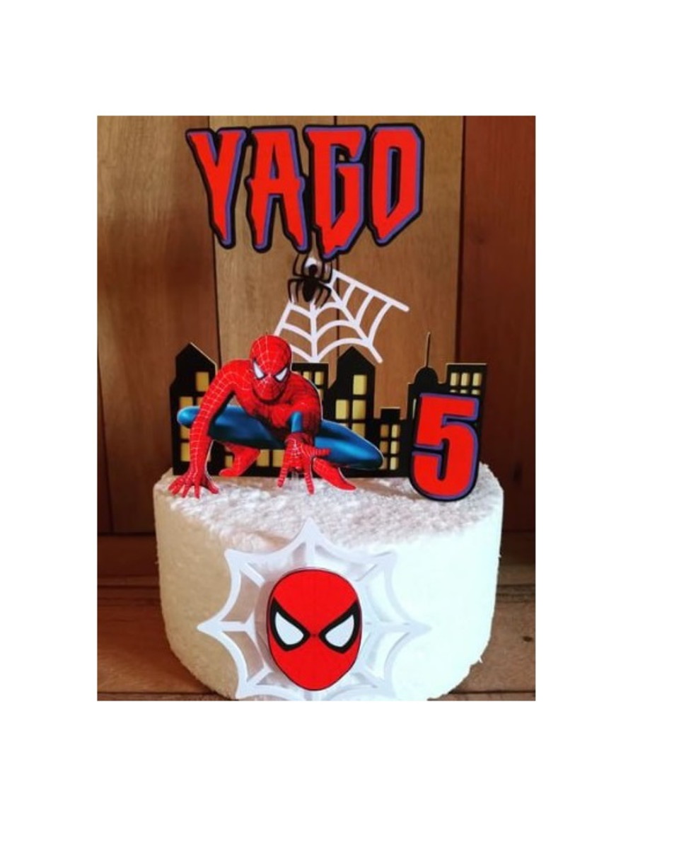 Arquivo Topo de Bolo .studio Homem Aranha
